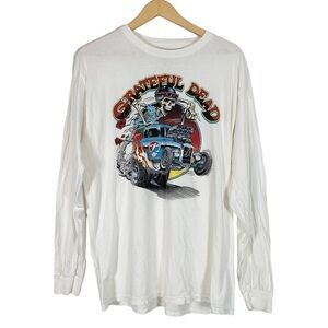 Liquid Blue Grateful Dead Hot Rod Long Sleeve Shirt Size Large